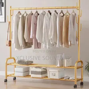 Commercial Movable Around Pole Storage Rack Shelf
