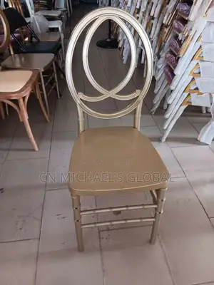 Gold Dior Plastic Chair
