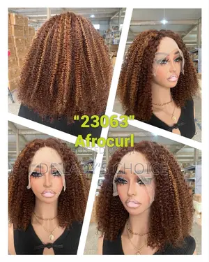 Beirut Human Hair Afro Kinky Curl Wig