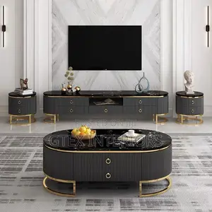 Marble Center Table and TV Stand