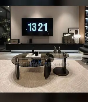 New Modern Glass Top Centre Table Stool