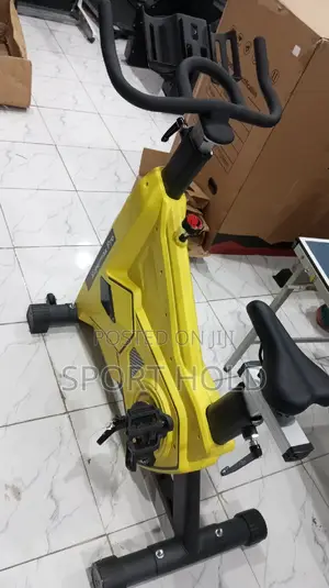 Yellow Commercial Spinning Bike