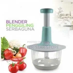 Manual Hand Pat Food Chopper - Chops Fruits Vegetables,Herb