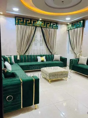 Green Broad Curtains
