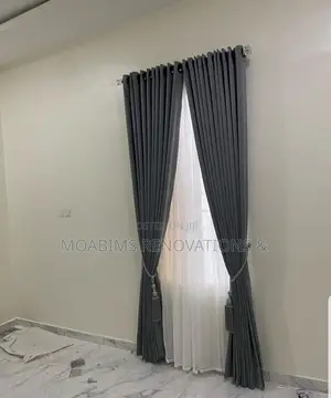Luxury Turkish Quality Grey Curtain