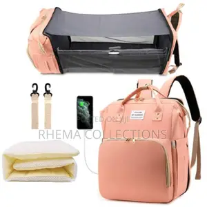 Quality Colorful Baby Bed and Diaper Backpack