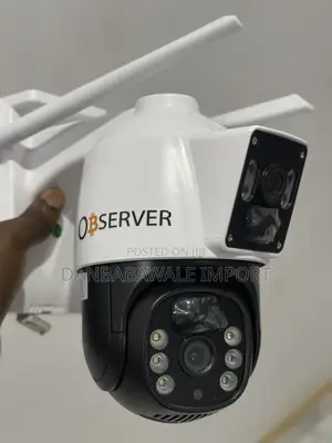 Observer Dual Lens Ultra HD Solar CCTV 4g Camera