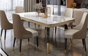 Classic Dinning Table With 6 Chairs