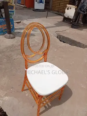 Gold Clear Dior Chair
