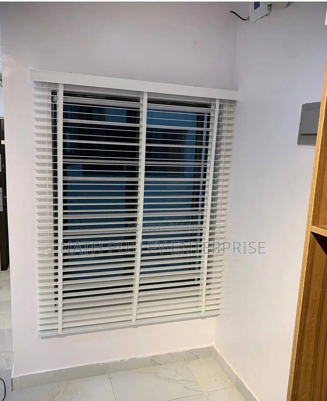 White Wooden Blinds