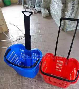 Supermarket Shopping Basket Trolley