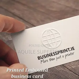 Printed Embossed Business Card