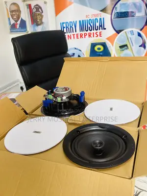 4in1 Frameless Bluetooth Ceiling Speakers With Auxiliary