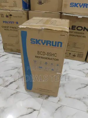 Skyrun BCD-85A Double Door Refrigerator – 90L