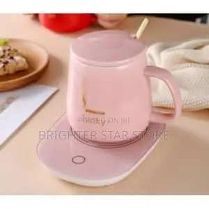 Ceramic Coffee Cup With Automatic Heating Pad