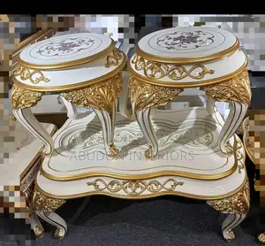 Center Table With Double Stools