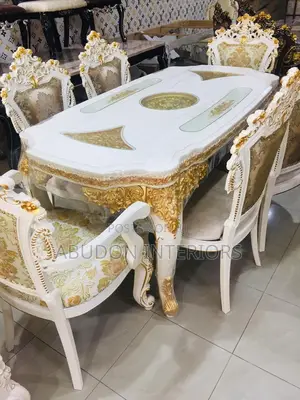 Luxury Royal White Dining Set