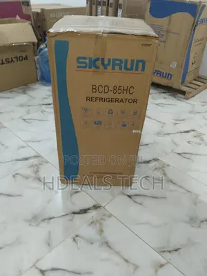 Fast Cooling Double Door 90 Litres SKYRUN Refrigerator.