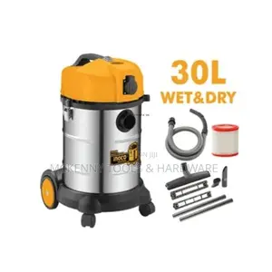 Ingco Electric Vacuum Cleaner Wet And Dry- 30litre