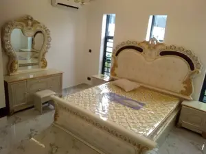 Royal Foreign Bed With Dressing Mirror