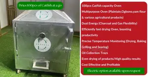 100pcs Catfish Capacity Oven: Perfect for All Agric Products