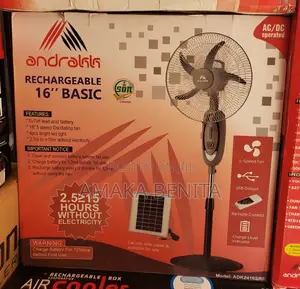 Andrakk Rechargeable Fan 16" Basic