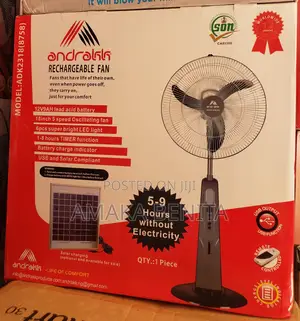 Andrakk Rechargeable Fan 18"