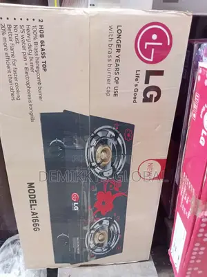 Lg 2 Hob Glass Top Burner