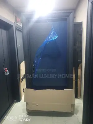 Plain Black German Standard Security Steel Door(3ftx7ft)