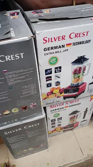 2 Cups 6500 Watts Silver Crest Blender With Grinder