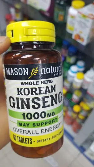 Mason Whole Herb Korean Ginseng 1000mg X 60