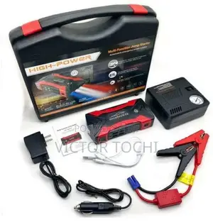 Emergency Battery Starter ,Tyre Inflator and Power Bank