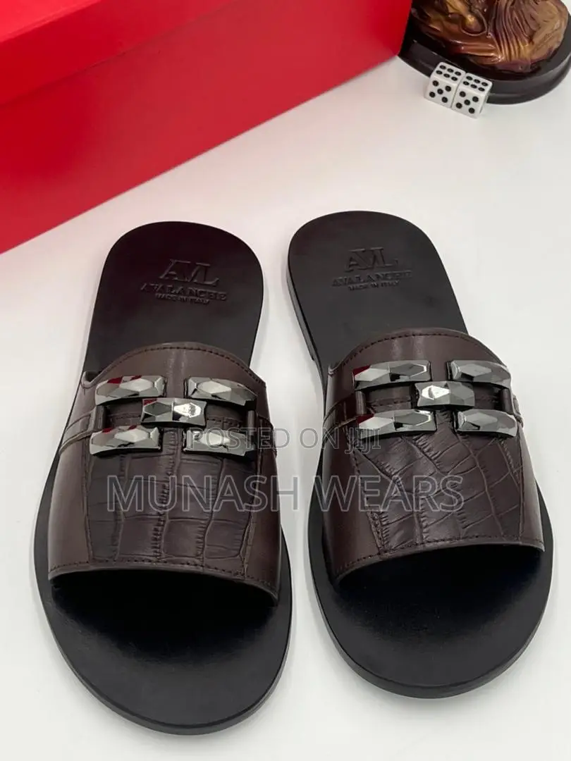 Italian Leather Slipers