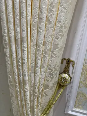 Cream Color Curtains With Draft