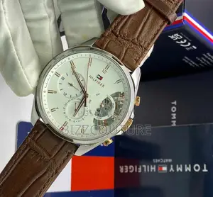 Original Tommy Hilfiger Chronograph Brown Leather Watch