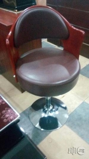 Wooden/Leather Bar Stool