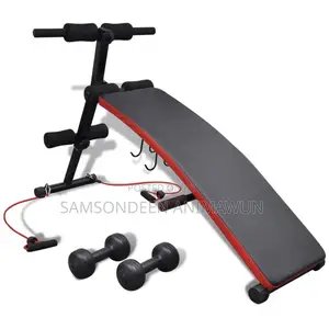 Sit Up Bench With Dumbell
