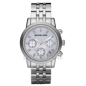 Original Michael Kors Chronograph Silver Chain Watch