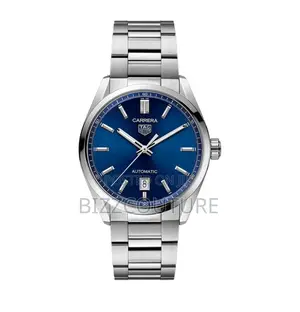 Original Tag Heuer Carrera Blue Dail Silver Chain Watch
