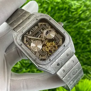 Original Cartier Mechanical Silver Chain Watch in Store