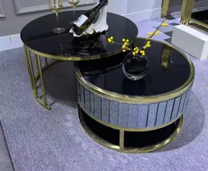 Modern Center Table With Glass Top
