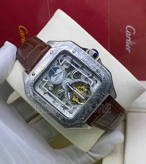 Original Cartier Mechanical Brown Leather Watch Is Available