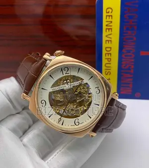 Original Vacheron Constantin Mechanical Brown Leather Watch