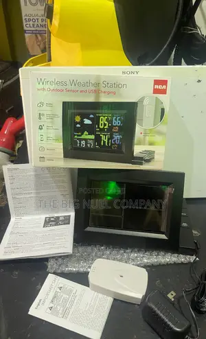 Wireless Weather Station With Outdoor Sensor Andusb Charging