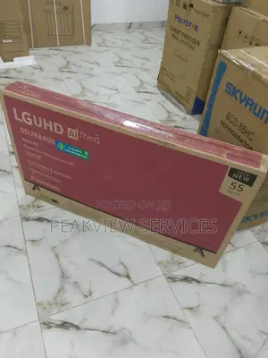 Flameless LG Smart TV 55inches 55UK6400