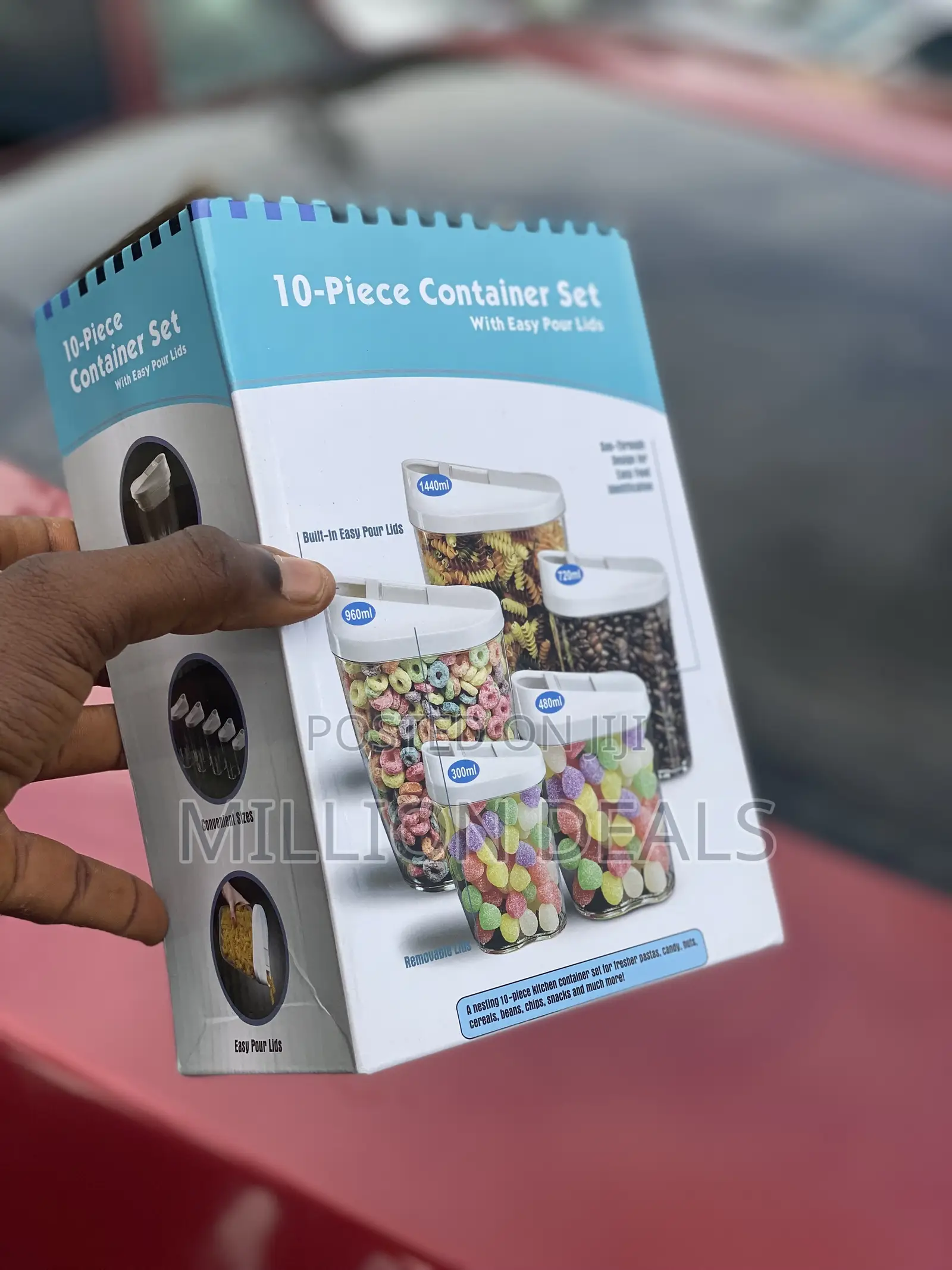 10 Pieces Unique Cool Container Set
