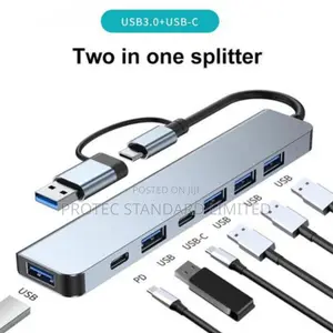 Type C to USB 7 in One Adapter