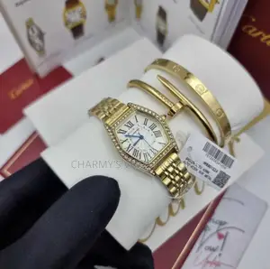 Cartier Set(Watch and Bracelets)