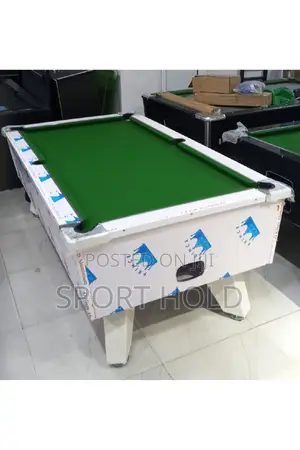 Snooker Table With Marble Top and Coin