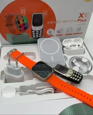 X8 Plus Ultra Smartwatch With a Mini Phone That Use Dual Sim